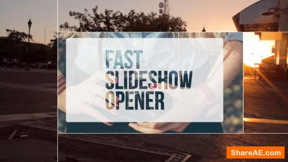 Videohive Fast Slideshow Opener