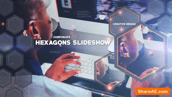 Videohive Hexagon Slideshow
