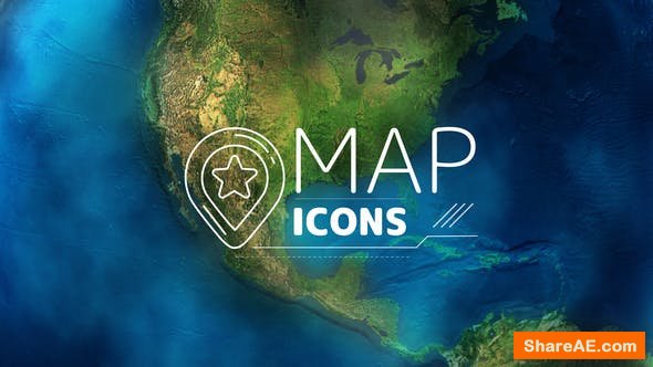 Videohive Map Icons