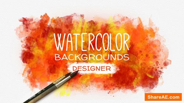Videohive Watercolor Background Designer