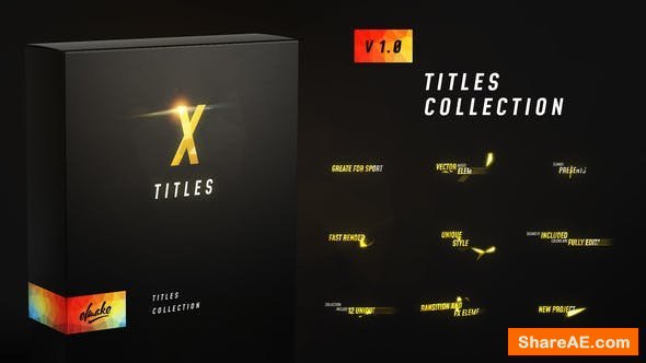 Videohive X Titles