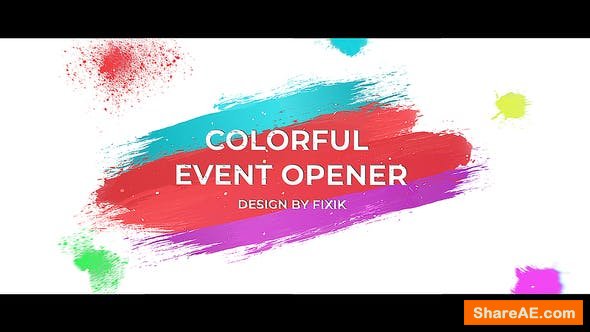 Videohive Colorful Event Opener