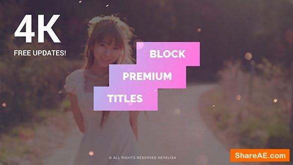 Videohive Block | Premium Titles