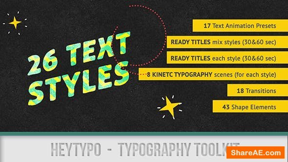 Videohive Heytypo // Typography Toolkit