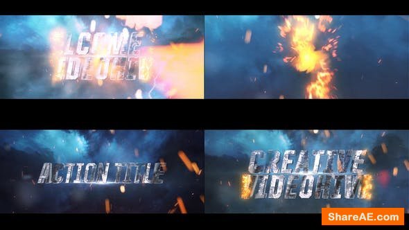 Videohive Cinematic Action Text Intor