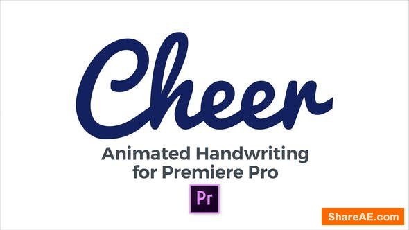 Videohive Cheer - Animated Handwriting Typeface