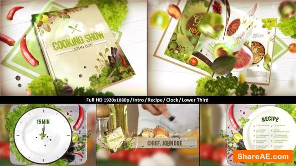 Videohive Cooking TV Show Pack | Journal