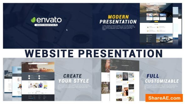Videohive Minimal Website Presentation