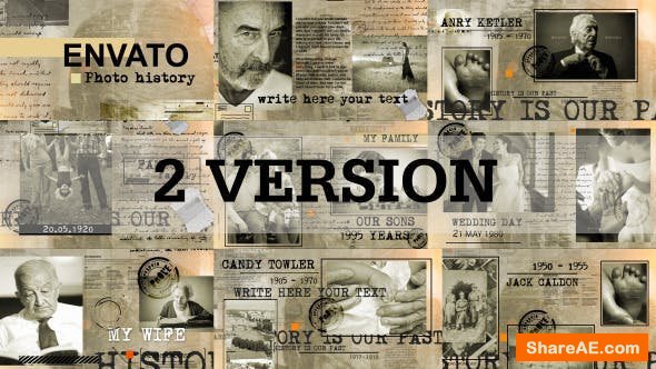 Videohive Historical photography 11658257