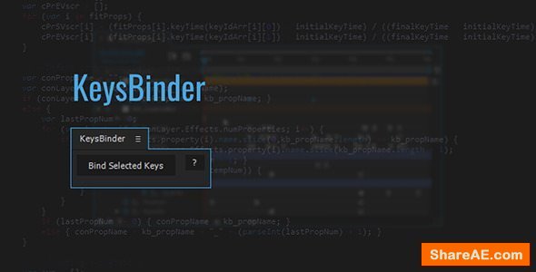 Videohive KeysBinder | After Effects Script