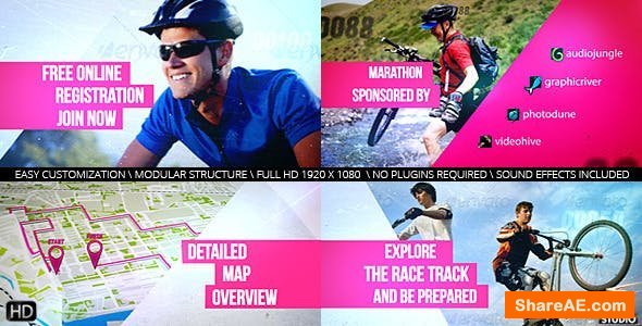 Videohive Cycling Marathon Broadcast Design