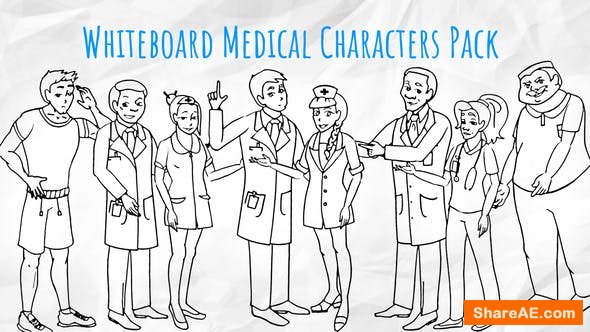 Videohive Medical Characters - Healthcare Whiteboard Animation