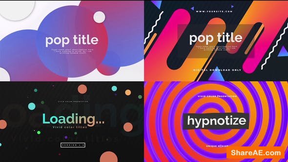 Videohive POP Titles 24002165