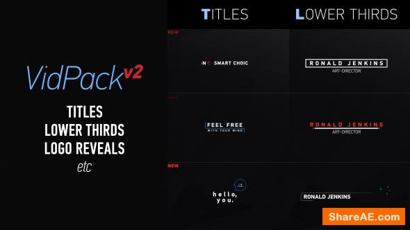 100+ Universal Video Elements Pack - Videohive