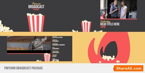Videohive Popcorn Broadcast Package