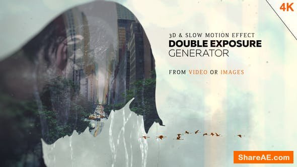 Videohive Double Exposure Generator V4 - After Effects Templates