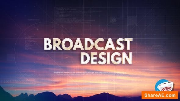 Videohive Technology Typography - Broadcast Intro