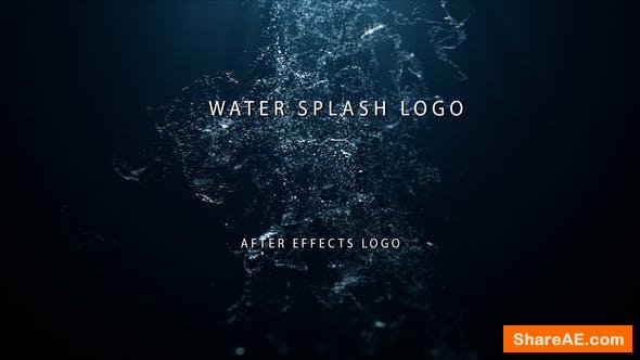 Videohive Water Splash Logo 24036379