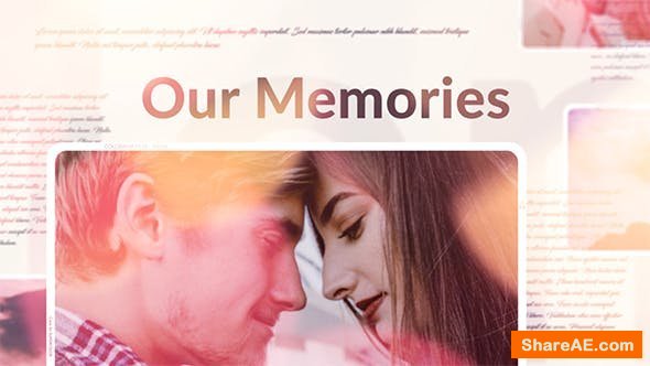Videohive Our Memories Slideshow 21583038
