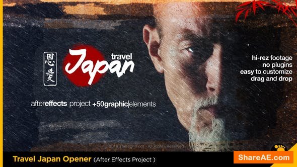 Videohive Travel Japan Tradition Opener