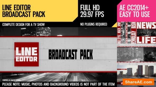 Videohive Line Editor (Broadcast Pack)