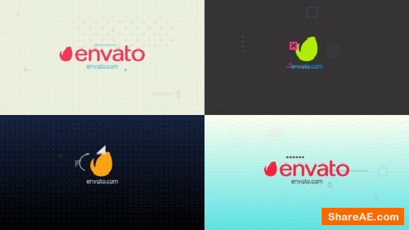 Videohive Colorful Glitch Logo