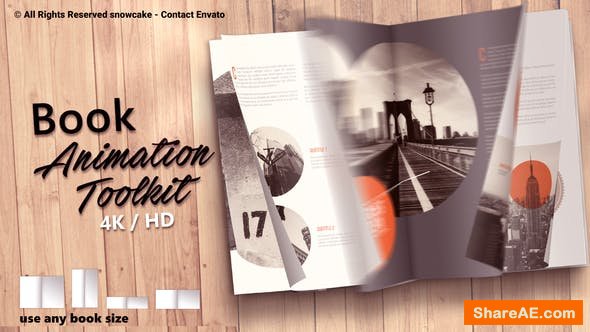 Videohive Book Animation Toolkit