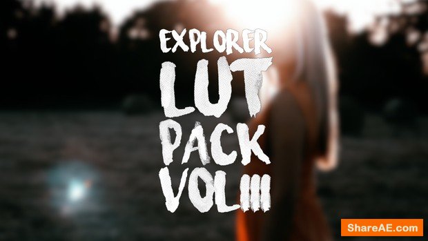 Explorer LUT Pack Vol 3 (Win/Mac)