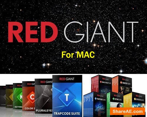 Red Giant Complete Suite 2019 for Adobe (Updated 30.07.2019) MacOS