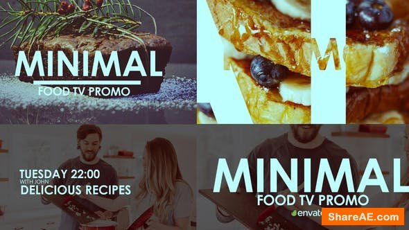 Videohive Tv Minimal Food Promo