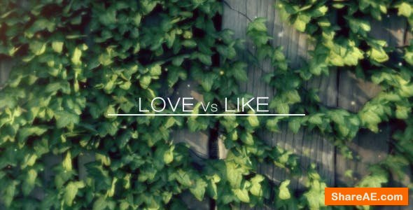 Videohive Love Vs Like