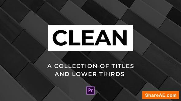 Videohive Clean Titles and Lower Thirds - For Premiere Pro