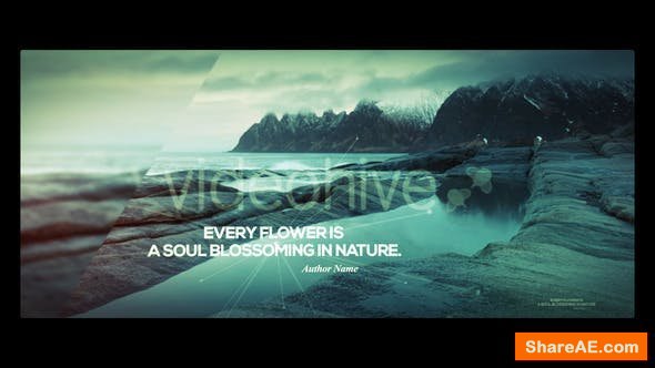 Videohive Nature and Quotes