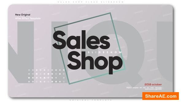 Videohive Sales Shop Clean Slideshow
