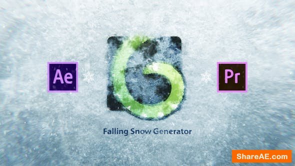 Videohive Snow Falling Generator
