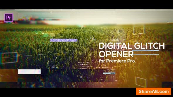 Videohive Glitch Opener for Premiere Pro