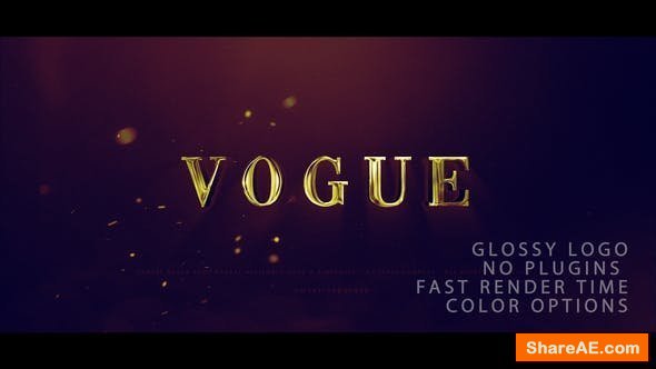 Videohive Vogue Logo Reveal
