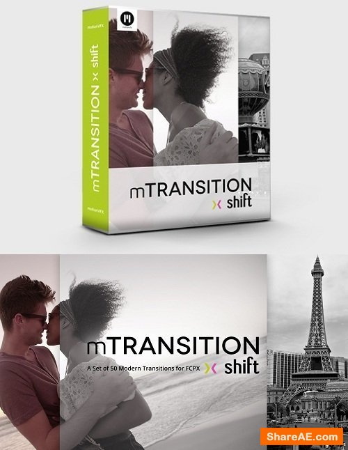 mTransition Shift - 50 Modern Transitions for Final Cut Pro X  - MotionVFX