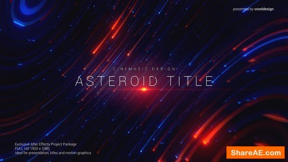 Videohive Asteroid Cinematic Title