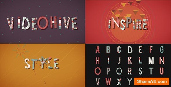 Videohive Wonder Letters