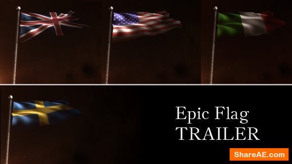 Videohive Epic Flag Trailer