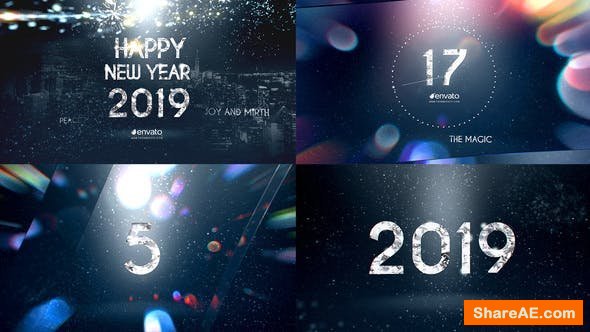 Videohive New Year Diamond Countdown