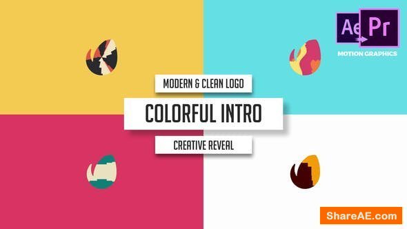 Videohive Modern & Clean Logo - Colorful Intro - Premiere Pro