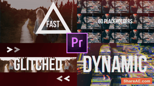Videohive Fast Glitch Slideshow // Dynamic Opener - Premiere Pro