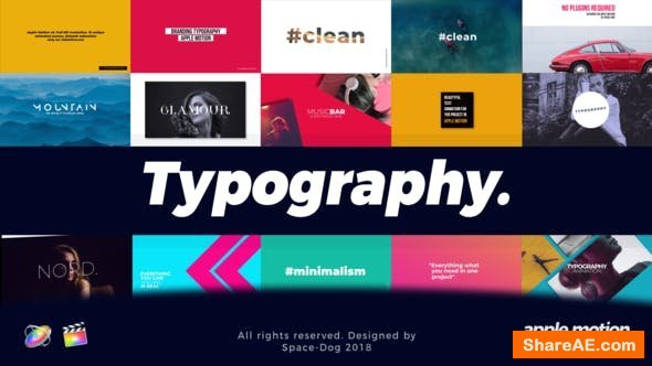 Videohive Modern Typography | Final Cut Pro