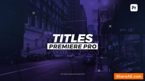 Videohive Dynamic Titles - Premiere Pro