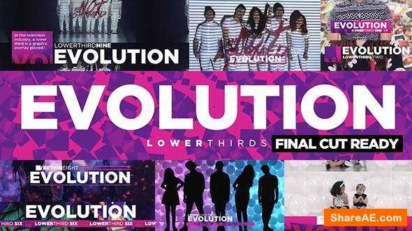Videohive Evolution Lower-Thirds - Final Cut Pro