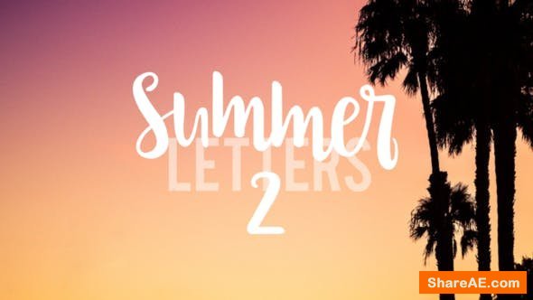 Videohive Summer Letters 2
