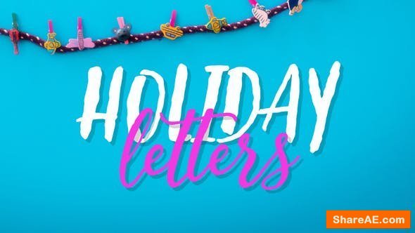 Videohive Holiday Letters