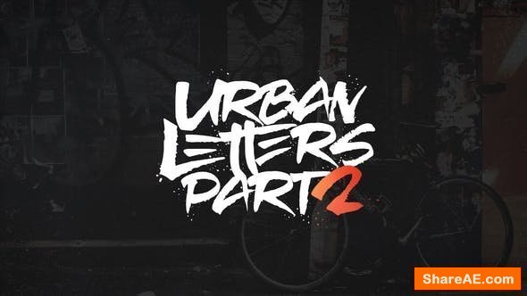Videohive Urban Letters 2